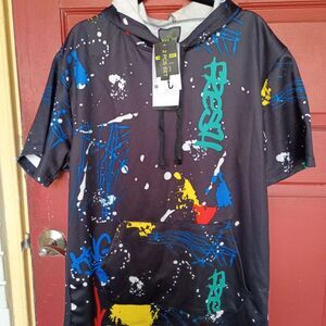 Men's Sacred Crown Knit Hip Hot 2 pc. Sweat Suit sz. L